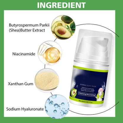 Avocado Bubble Cleansing Exfoliating & Pores Cleaning Facial Mask