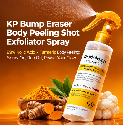 Peel Shot Body and Foot Exfoliating Spray Kojic Acid &amp; Turmeric 200 ml