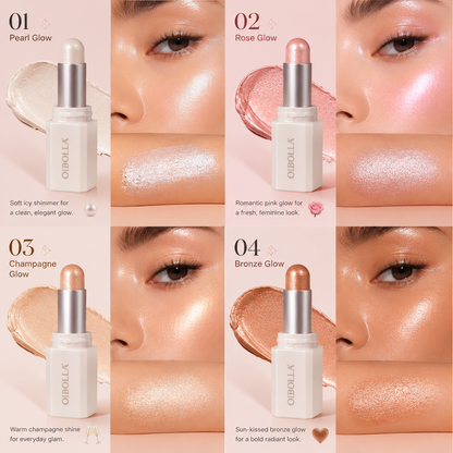Buttery Glossy Dewy Glow Cream Highlighter Stick